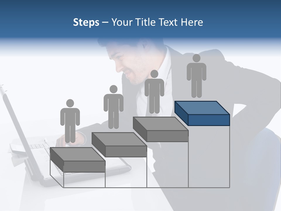 Tenderness Isolated Man PowerPoint Template