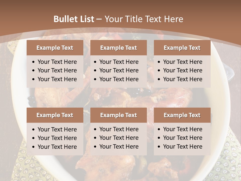 Bacon Beer Dinner PowerPoint Template