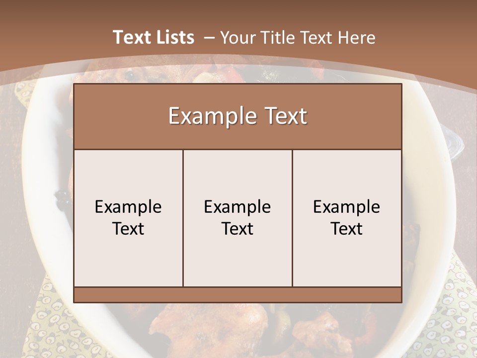 Bacon Beer Dinner PowerPoint Template