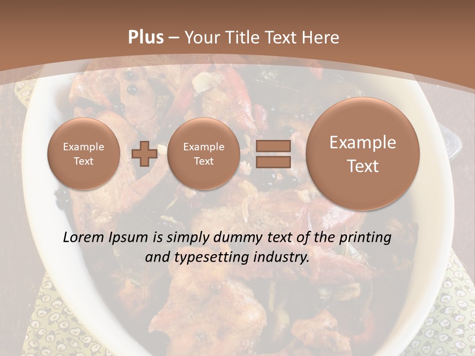 Bacon Beer Dinner PowerPoint Template