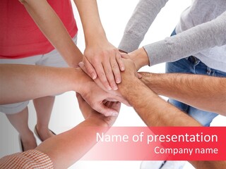 Background Person Joined PowerPoint Template