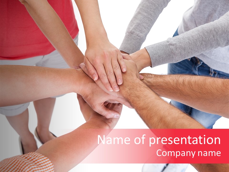 Background Person Joined PowerPoint Template