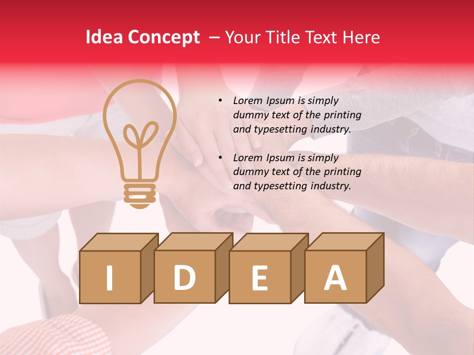 Background Person Joined PowerPoint Template