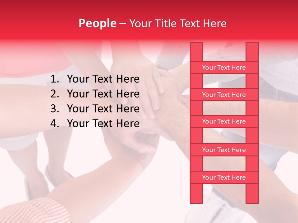 Background Person Joined PowerPoint Template