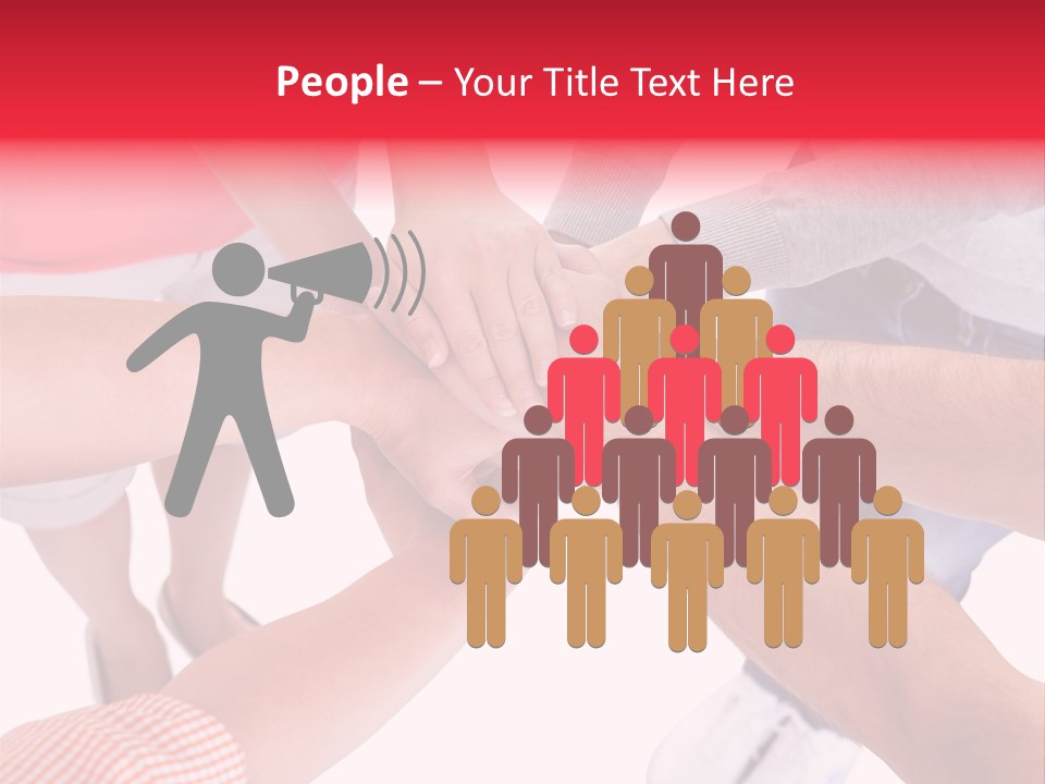 Background Person Joined PowerPoint Template