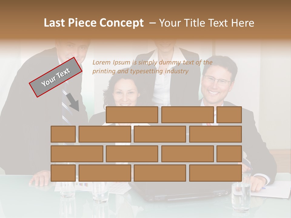Conversation Information Working PowerPoint Template