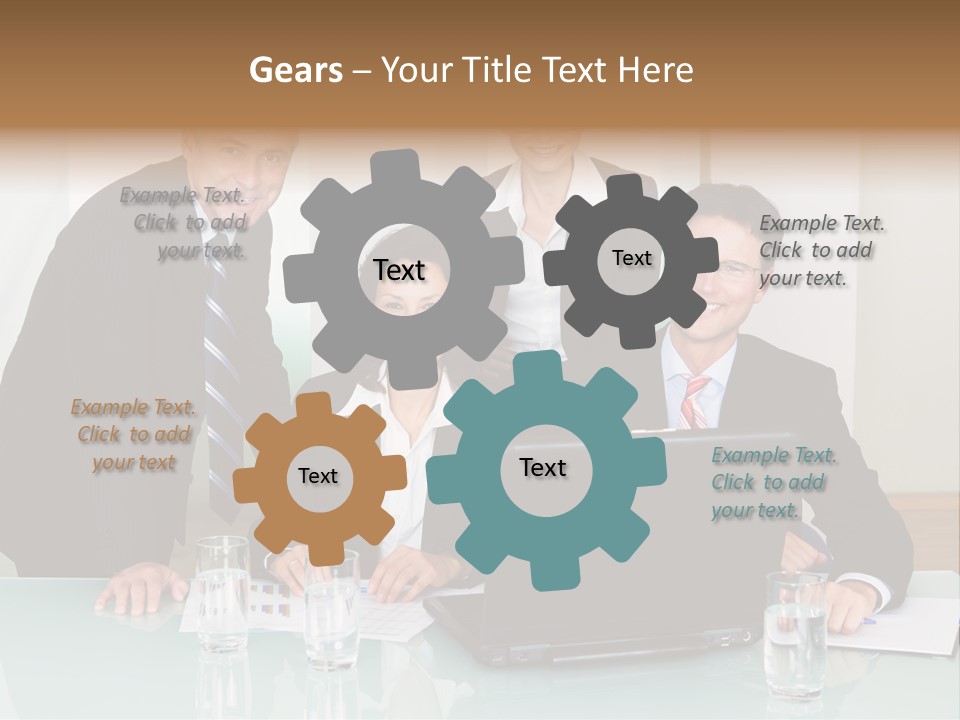 Conversation Information Working PowerPoint Template