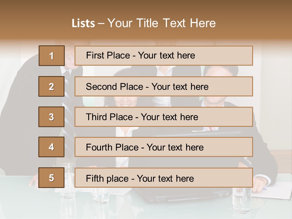 Conversation Information Working PowerPoint Template