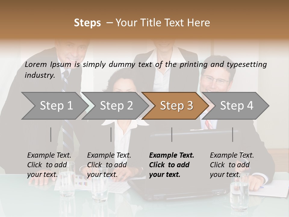 Conversation Information Working PowerPoint Template