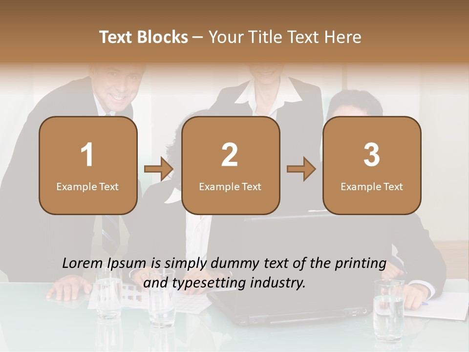 Conversation Information Working PowerPoint Template