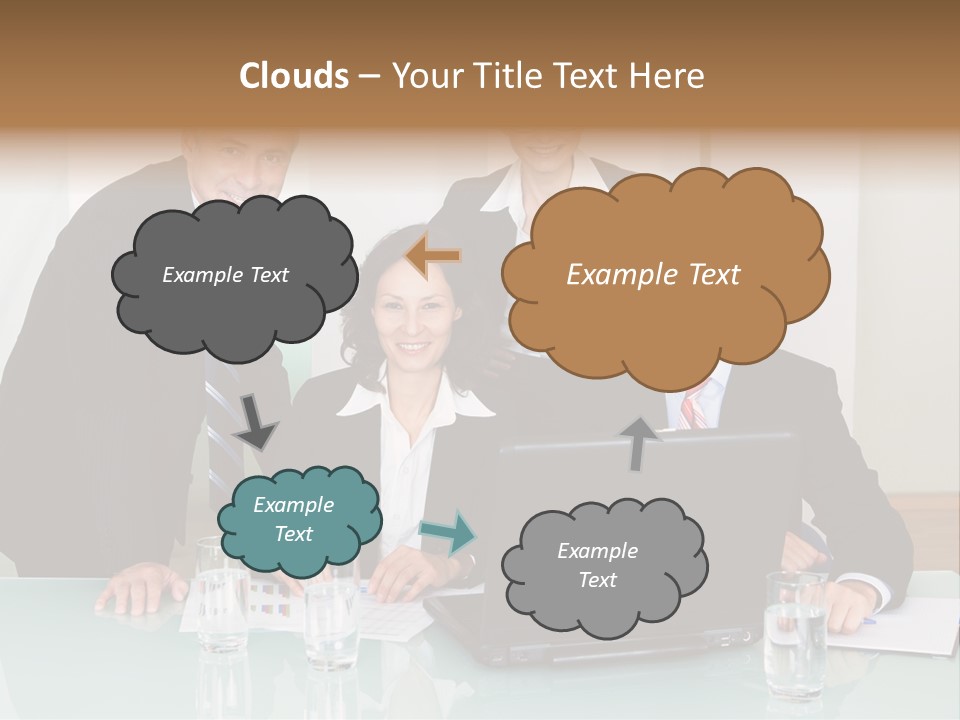Conversation Information Working PowerPoint Template