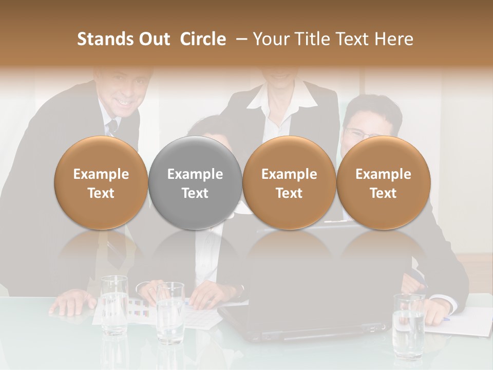 Conversation Information Working PowerPoint Template