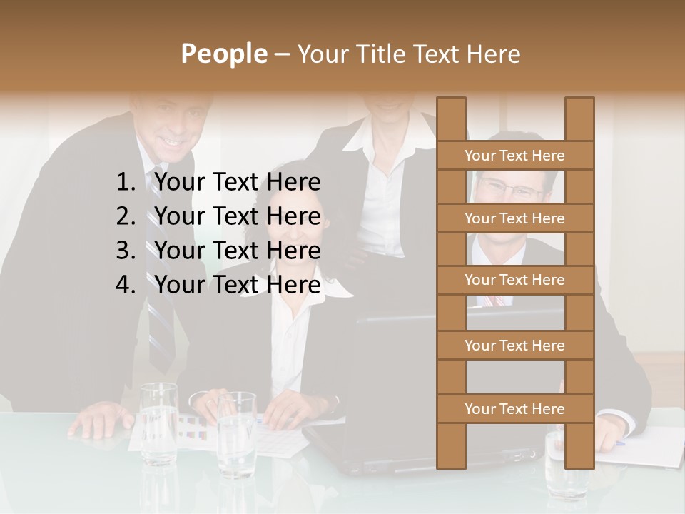 Conversation Information Working PowerPoint Template