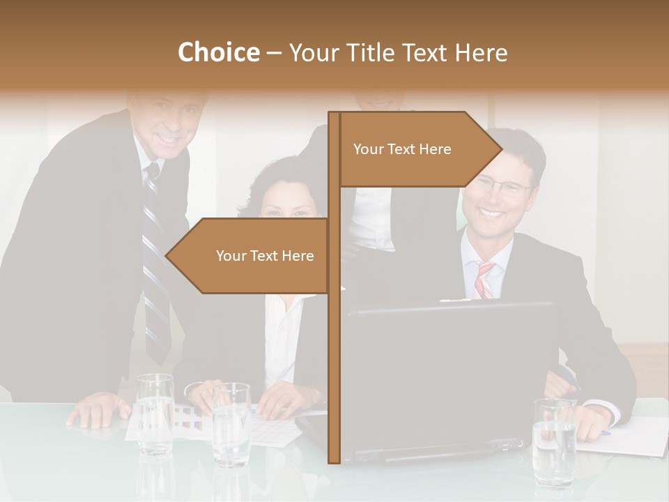 Conversation Information Working PowerPoint Template