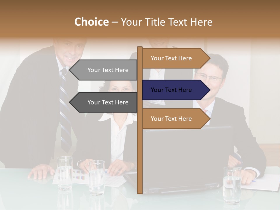 Conversation Information Working PowerPoint Template
