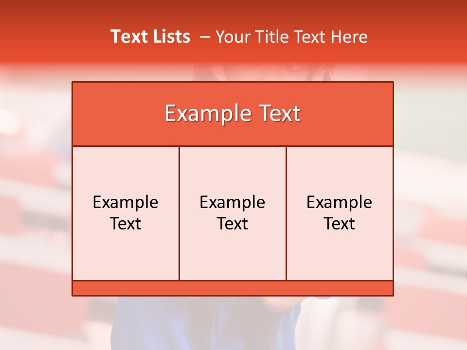 News Woman Surprise PowerPoint Template