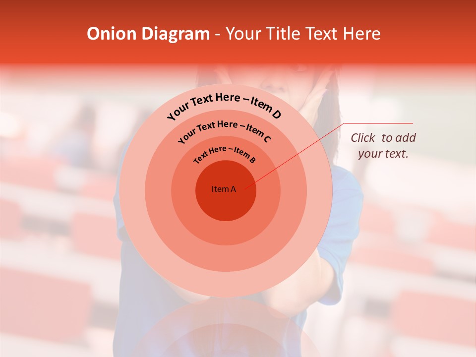 News Woman Surprise PowerPoint Template