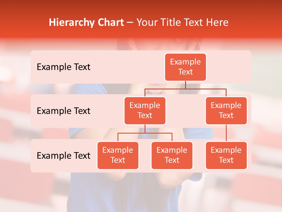 News Woman Surprise PowerPoint Template