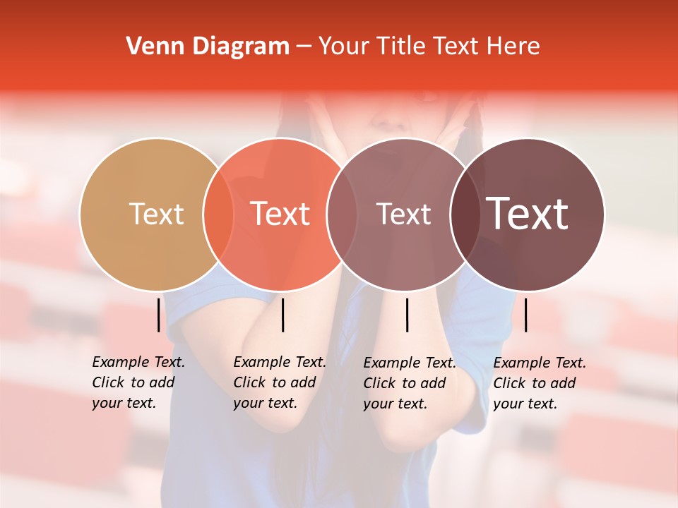 News Woman Surprise PowerPoint Template