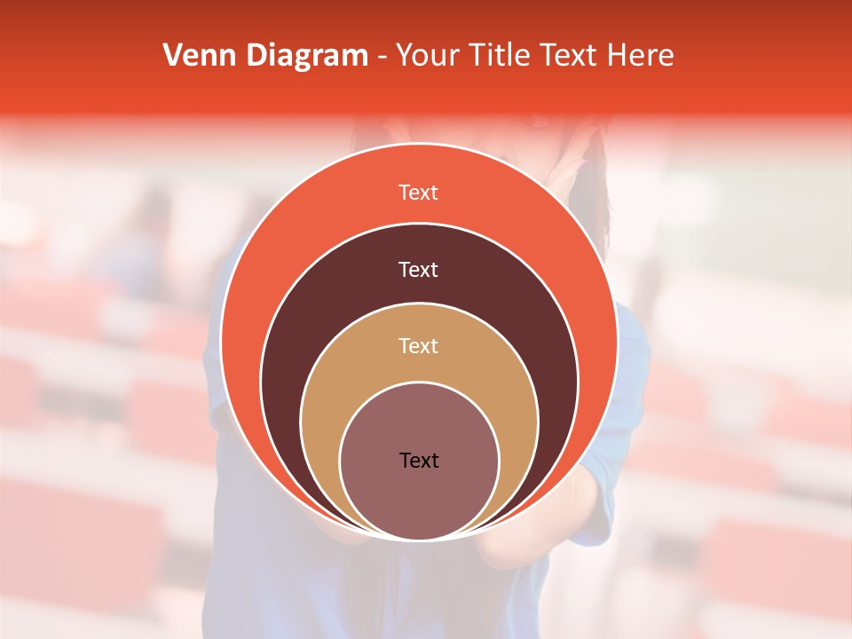 News Woman Surprise PowerPoint Template