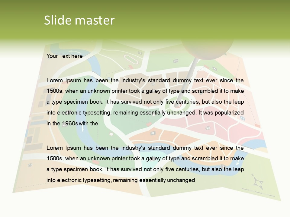 River Journey Angle PowerPoint Template