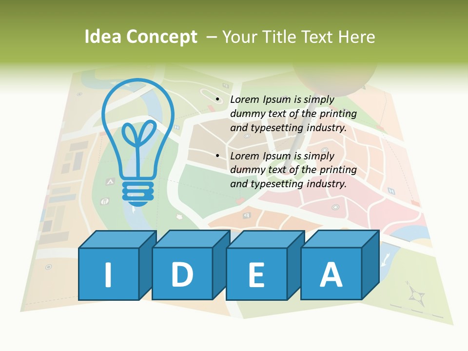 River Journey Angle PowerPoint Template