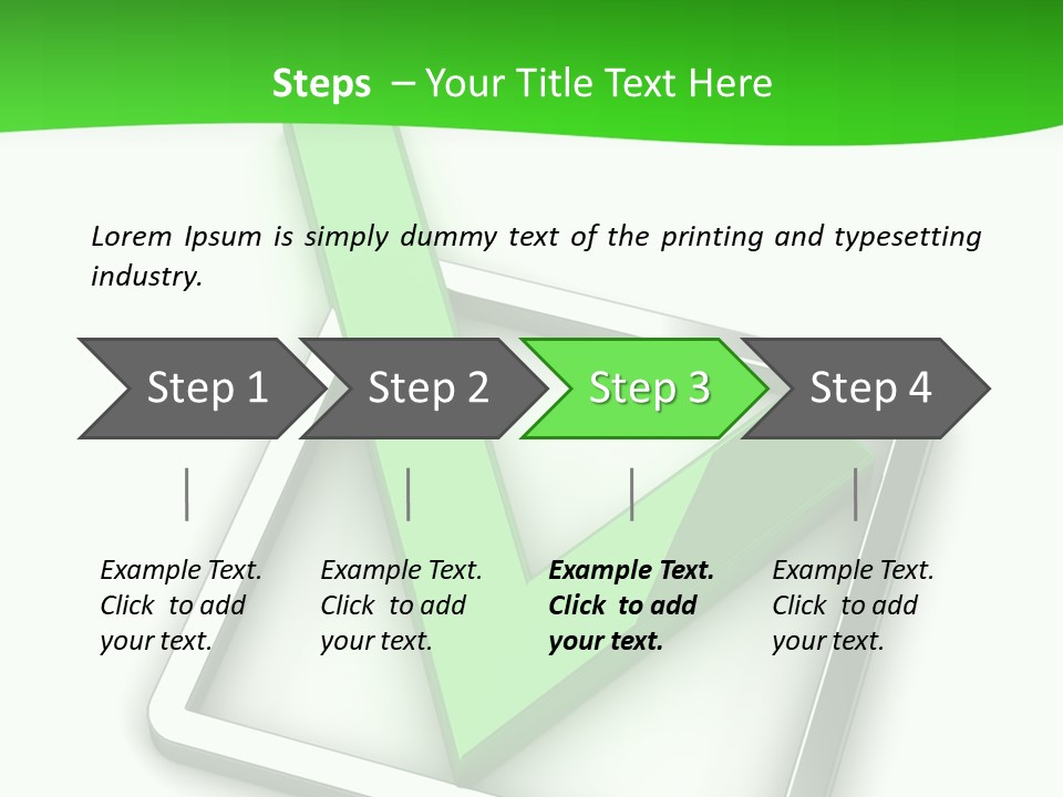 Confirm Check Design PowerPoint Template