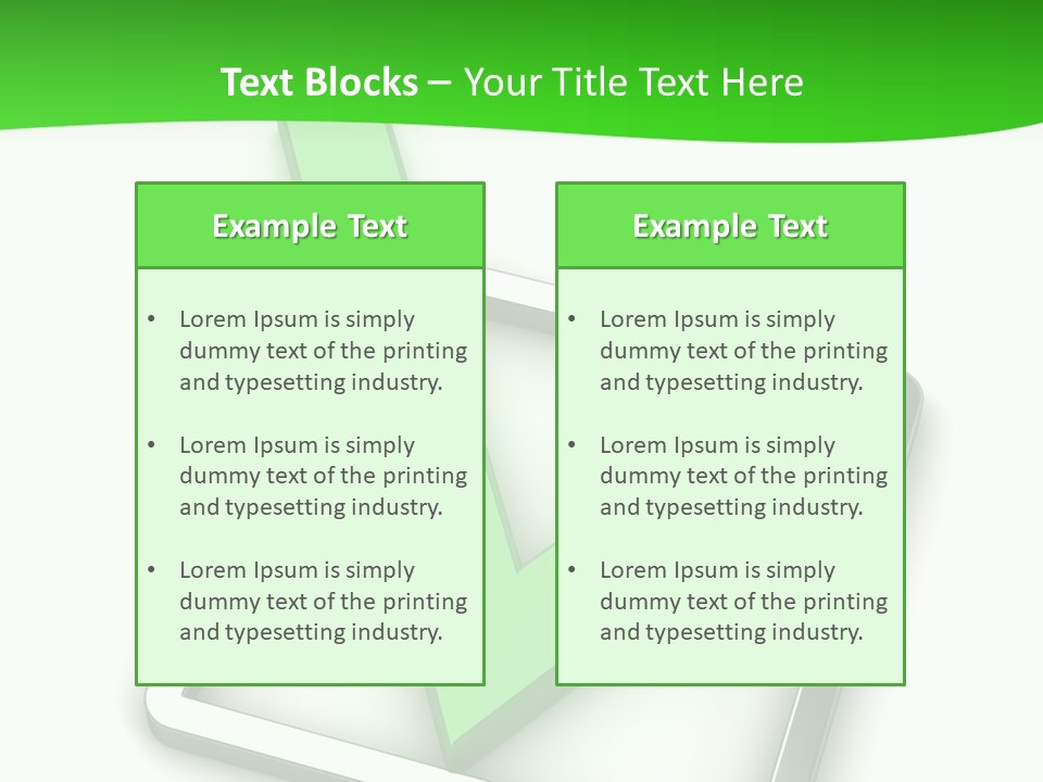 Confirm Check Design PowerPoint Template