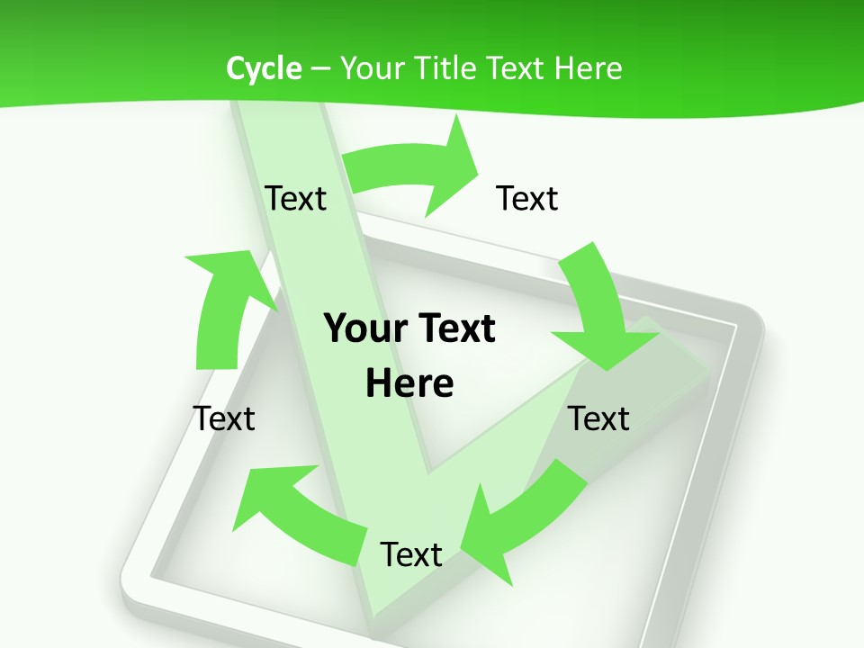 Confirm Check Design PowerPoint Template
