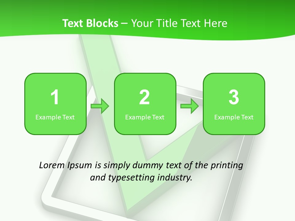 Confirm Check Design PowerPoint Template