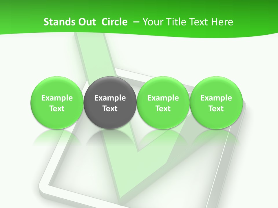 Confirm Check Design PowerPoint Template