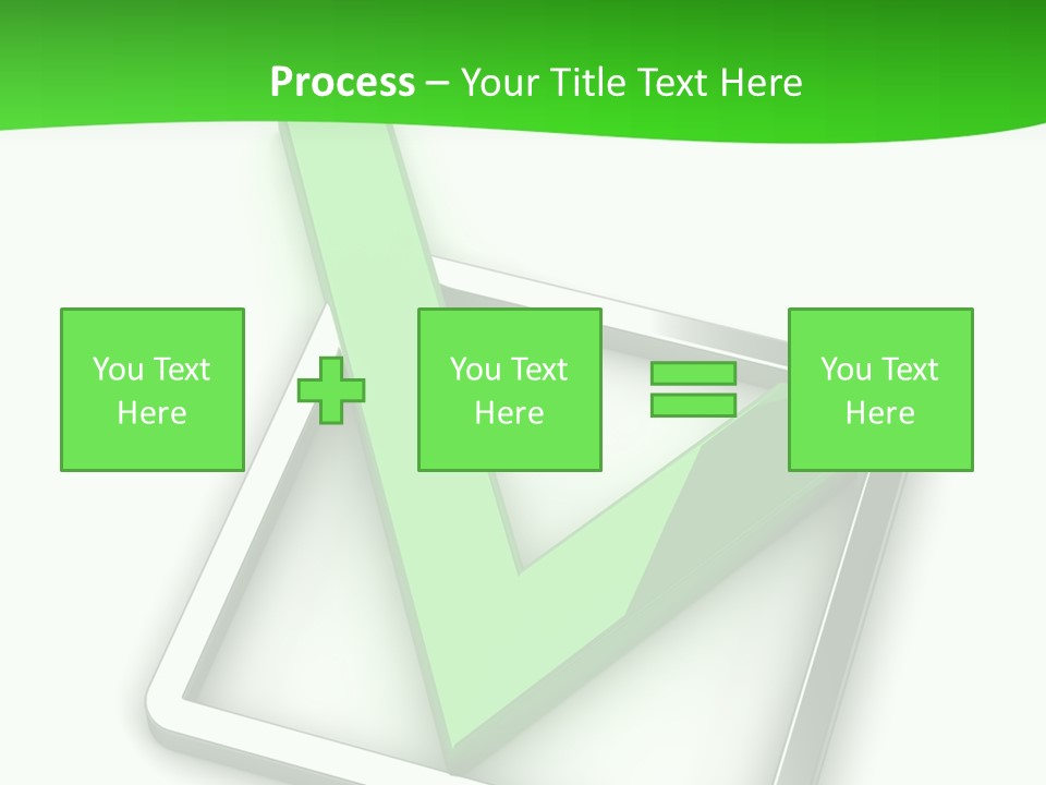 Confirm Check Design PowerPoint Template