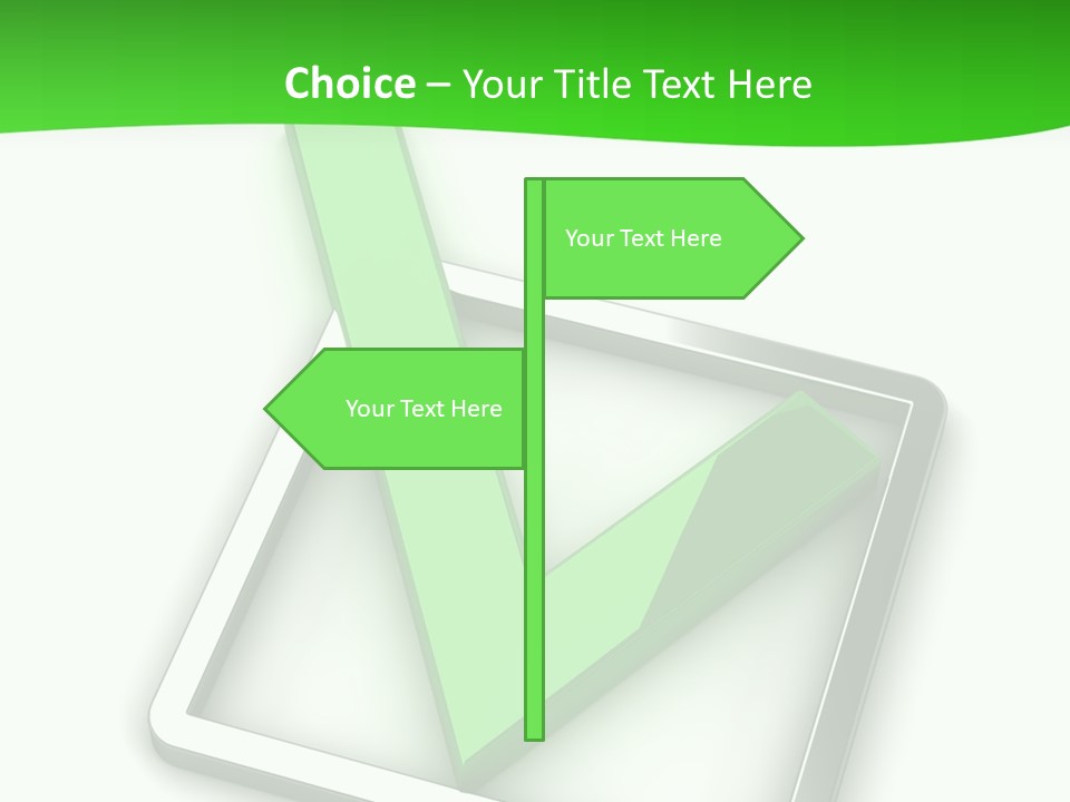 Confirm Check Design PowerPoint Template