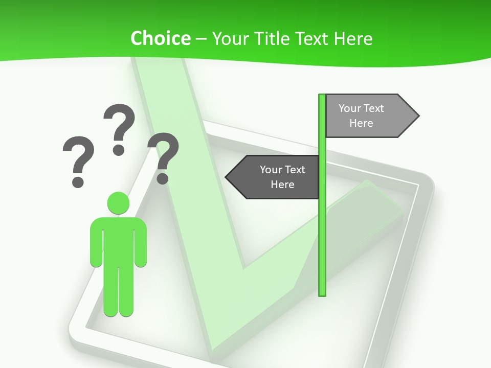 Confirm Check Design PowerPoint Template