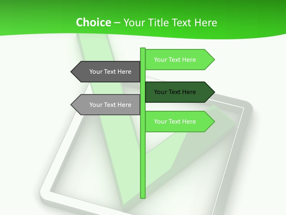 Confirm Check Design PowerPoint Template