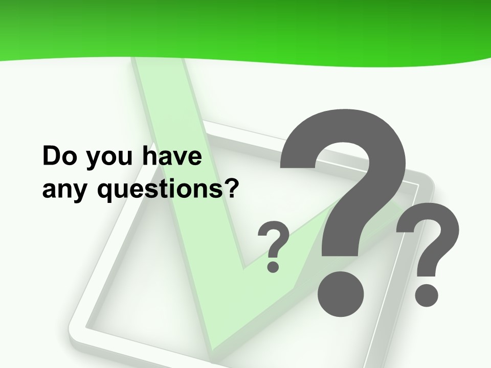 Confirm Check Design PowerPoint Template