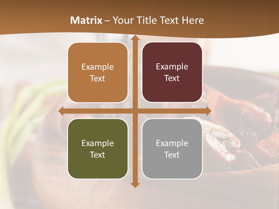 Vegetable Classic Piece PowerPoint Template