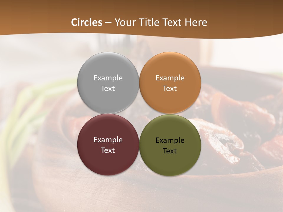 Vegetable Classic Piece PowerPoint Template