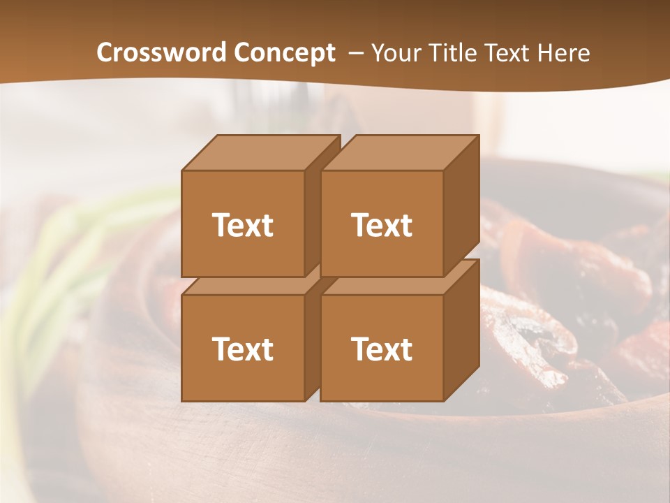 Vegetable Classic Piece PowerPoint Template