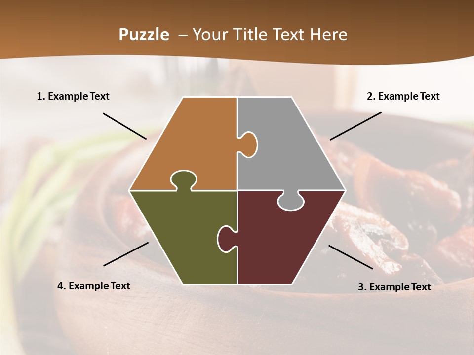 Vegetable Classic Piece PowerPoint Template