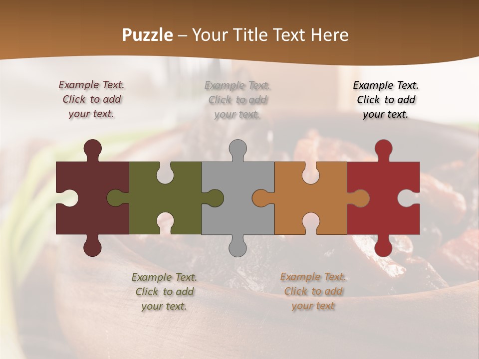 Vegetable Classic Piece PowerPoint Template