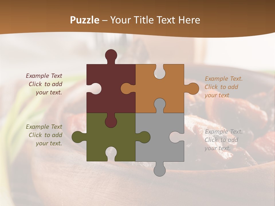 Vegetable Classic Piece PowerPoint Template