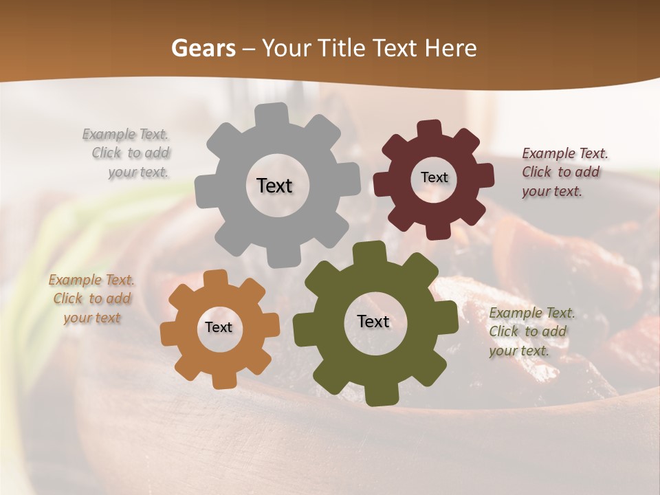 Vegetable Classic Piece PowerPoint Template