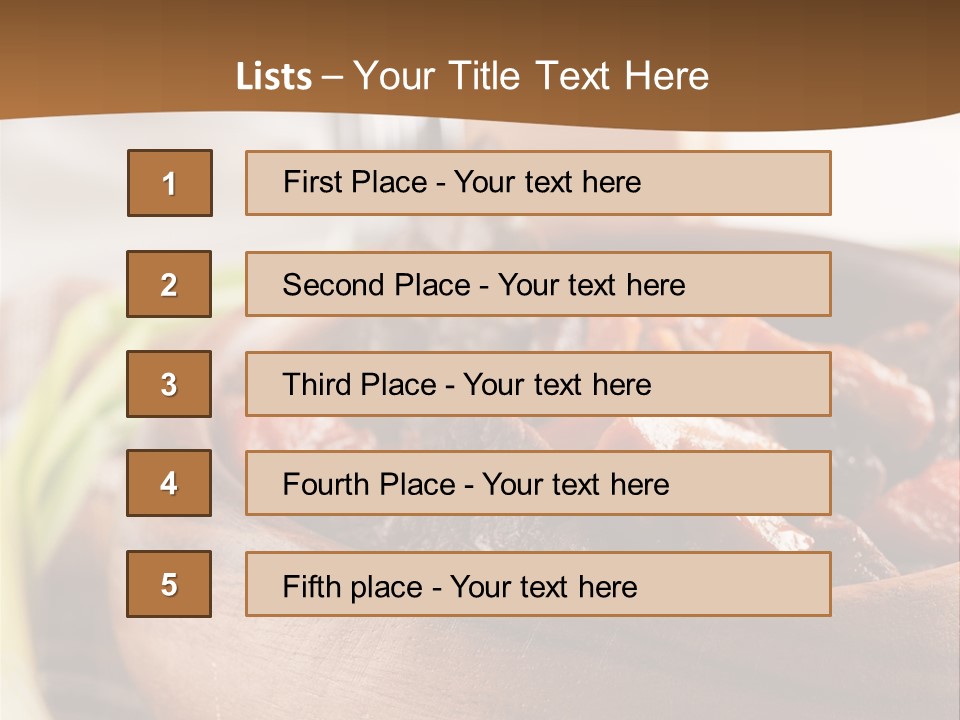 Vegetable Classic Piece PowerPoint Template