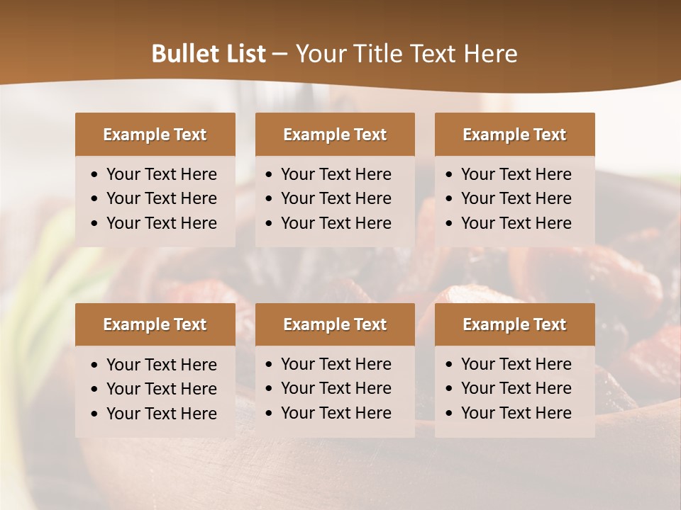 Vegetable Classic Piece PowerPoint Template