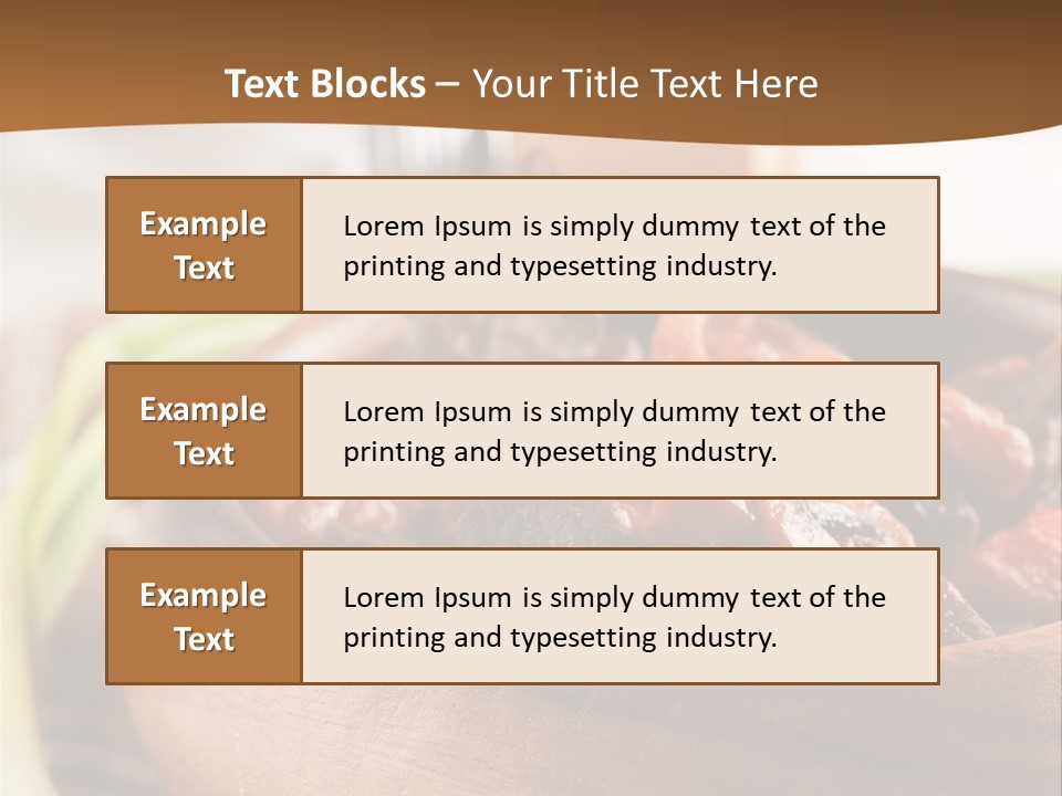 Vegetable Classic Piece PowerPoint Template