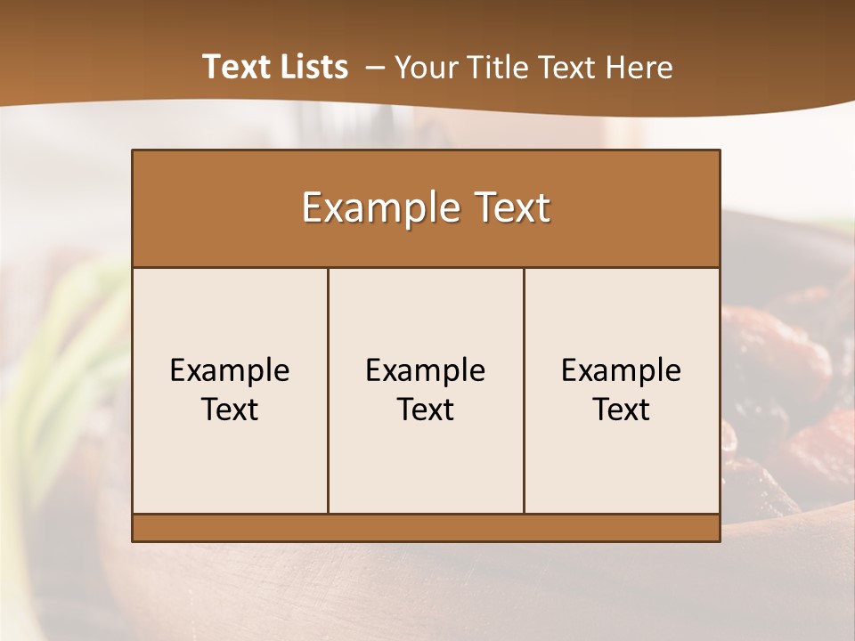 Vegetable Classic Piece PowerPoint Template