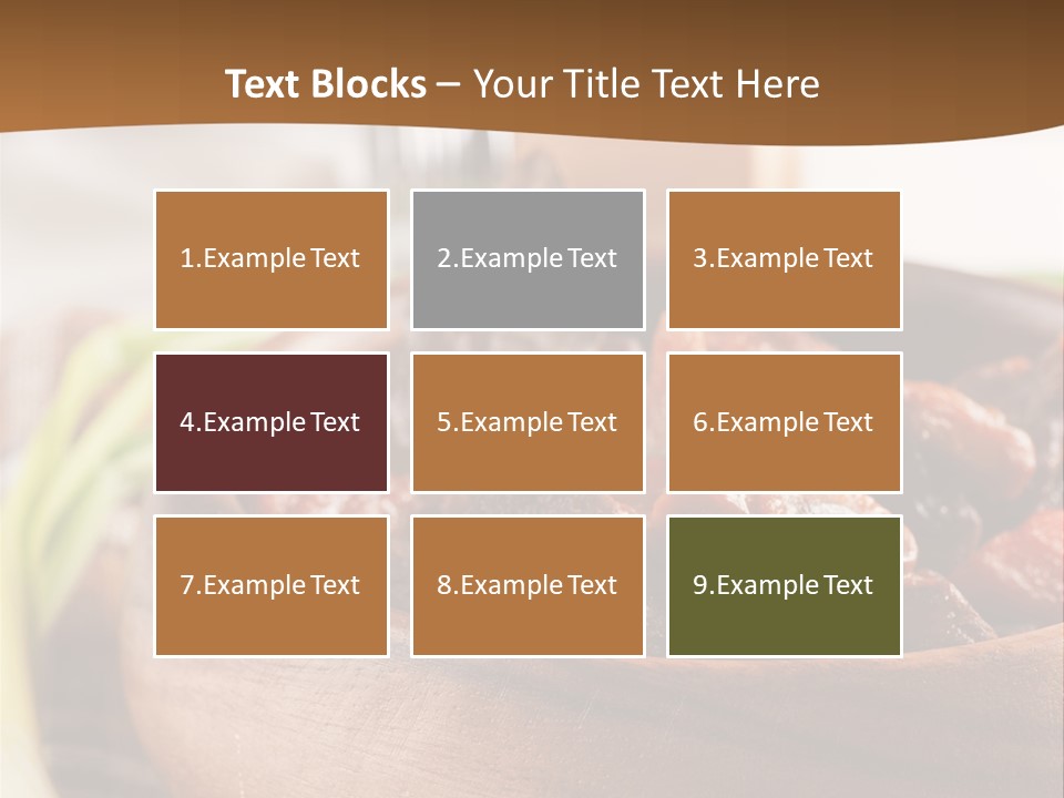 Vegetable Classic Piece PowerPoint Template