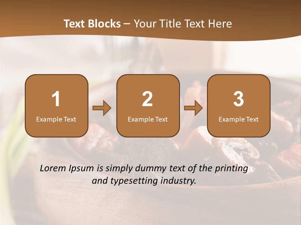Vegetable Classic Piece PowerPoint Template