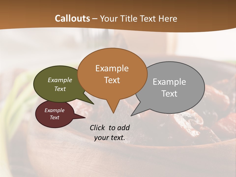 Vegetable Classic Piece PowerPoint Template